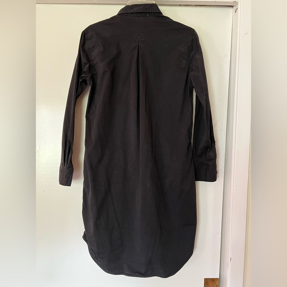 Everlane The Modern Utility Shirtdress – Black, Size 2 - Picture 6 of 6